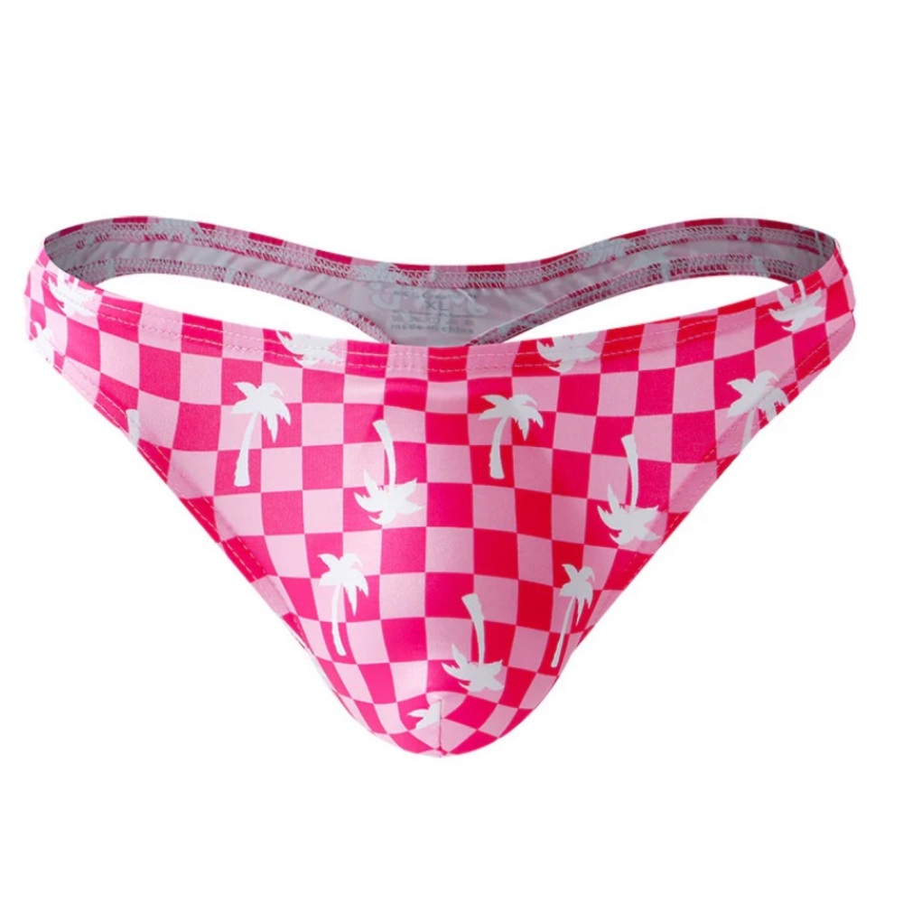 Pink Checkered Malibu MCE Creations Thong